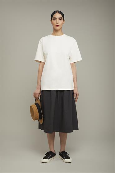 T-SHIRT ROUND NECK OFF WHITE