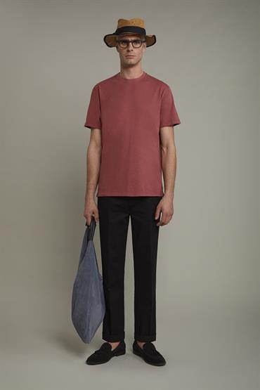 SHORT SLEEVES T-SHIRT ANTIQUE ROSE
