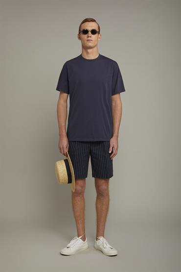 SHORT SLEEVES T-SHIRT DK BLUE