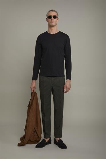 T-SHIRT LONG SLEEVES BLACK