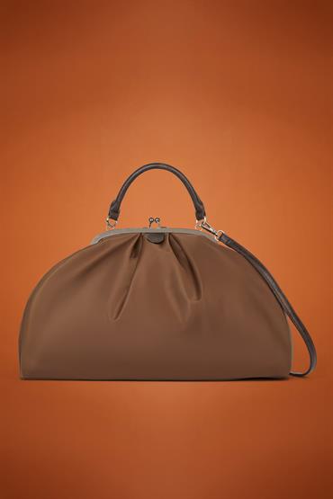 MEDIUM BAG 47X16X34 DK BEIGE
