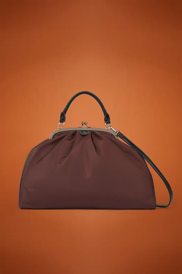MEDIUM BAG 47X16X34 DK BROWN