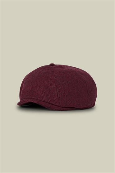 NEWSBOY HAT BORDEAUX