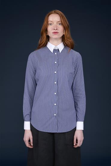 CLASSIC SHIRT BLUE/WHITE