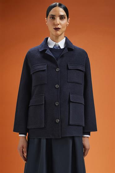 COAT DK BLUE
