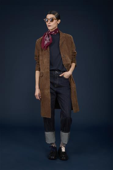 COAT COGNAC