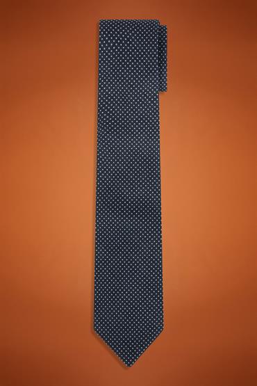 WOOL TOUCH TIE 148X8X4CM BLUE/WHITE