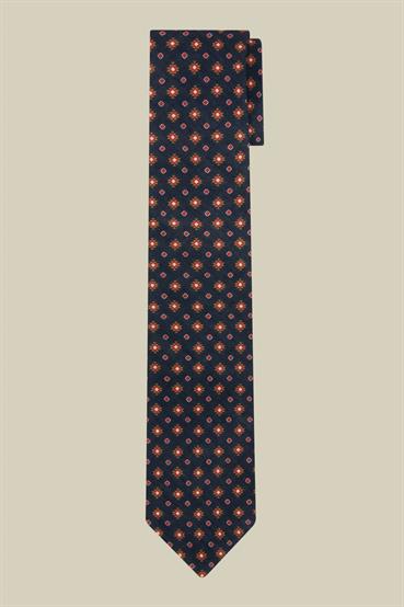 WOOL TOUCH TIE 148X8X4CM BLUE