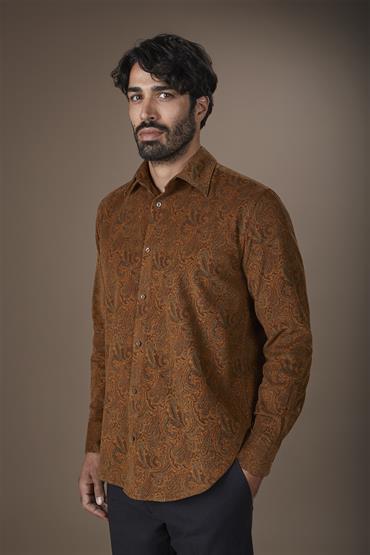 CLASSIC COLLAR REGULAR FIT CAMEL