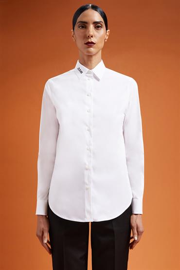 CASUAL SHIRT FRENCH COLLAR WHITE