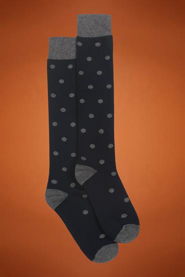 SOCKS POIS ANTHRACITE/DK BLUE