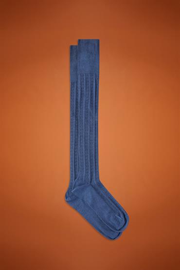 OVER THE KNEE SOCKS CERULEAN
