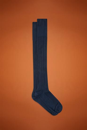 OVER THE KNEE SOCKS DK BLUE