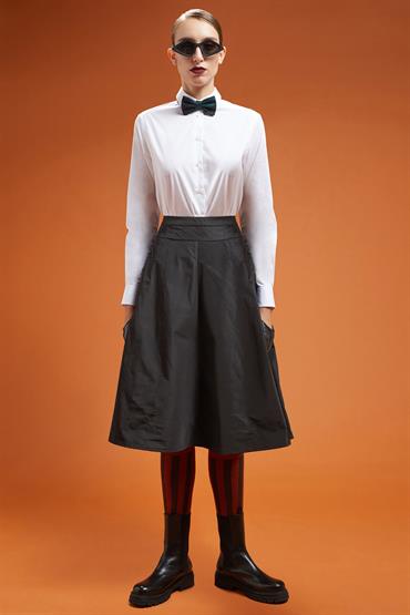 MIDI SKIRT BLACK