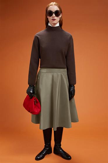 MIDI SKIRT MILITARY