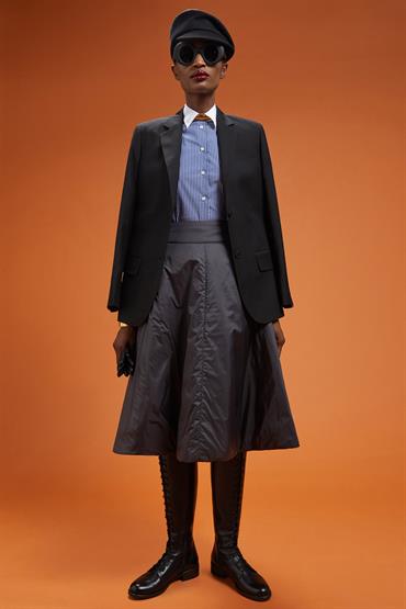 MIDI BALOON SKIRT BLACK