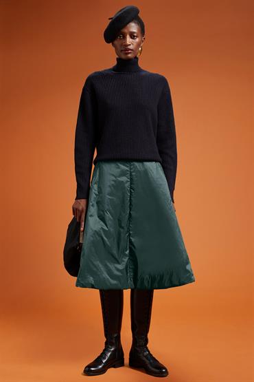 MIDI BALOON SKIRT ENGLISH GREEN