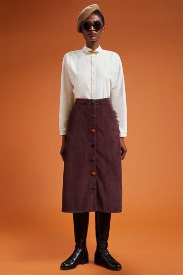 LONGUETTE SKIRT BORDEAUX