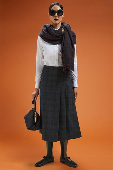 LONGUETTE SKIRT BLACKWATCH