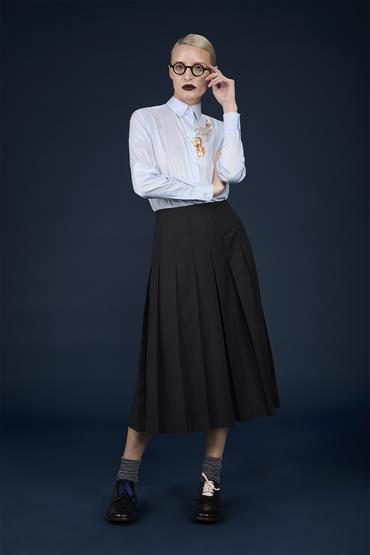 MIDI SKIRT BLACK