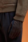 SUEDE/KNIT GLOVES
