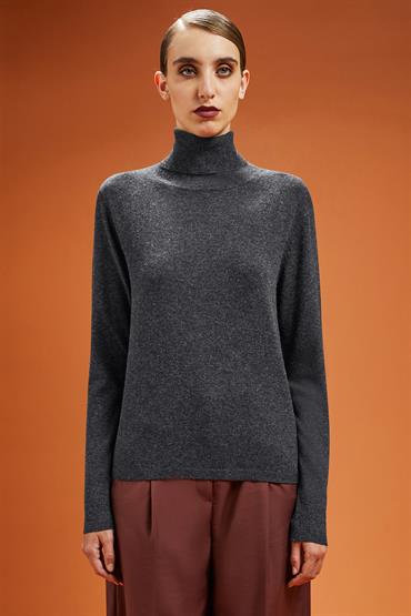 TURTLENECK DK GREY