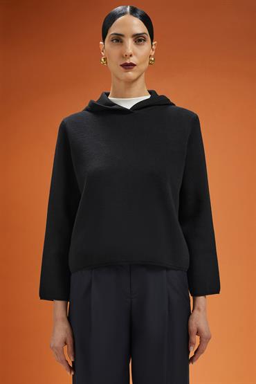 NEOPRENE HOODIE BLACK