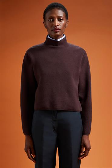 MOCK NECK BORDEAUX