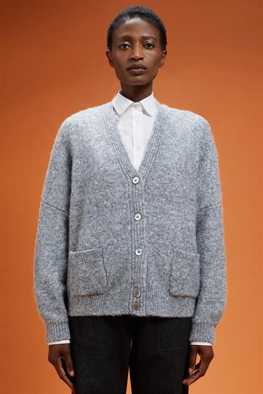 CARDIGAN DK GREY