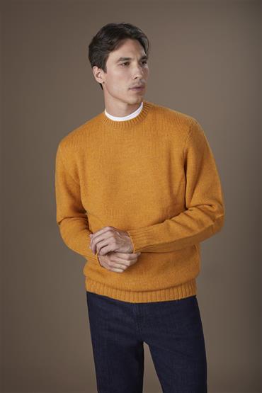 ROUNDNECK KNIT OCHRE YELLOW