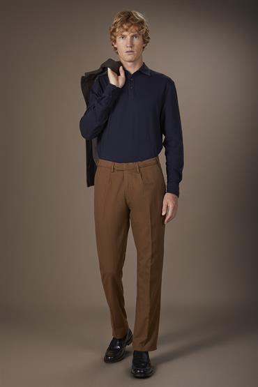 TROUSERS  WITH PINCES CAMEL