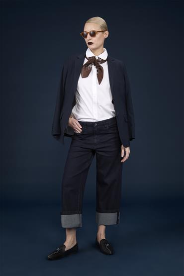 5 POCKET STRAIGHT LEG DK DENIM