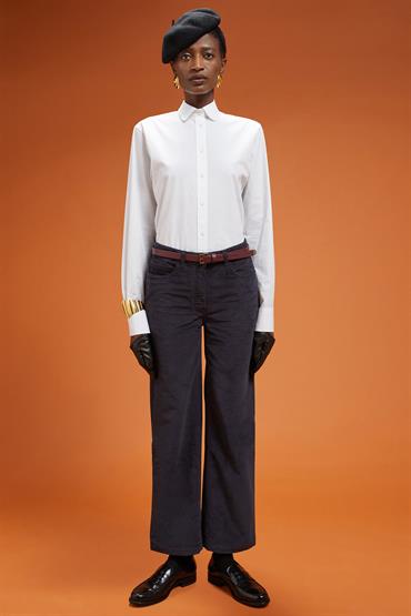 5 POCKET STRAIGHT LEG DK BLUE