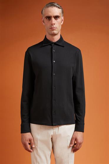 LONG SLEEVES POLO SHIRT FOREST GREEN