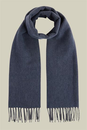 SHAWL 36X180 +8*2CM BLUE/SKY