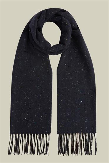 SHAWL 36X180 +8*2CM BLUE