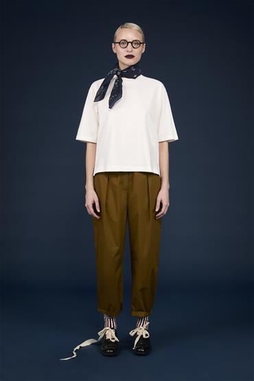 T-SHIRT ROUND NECK OFF WHITE