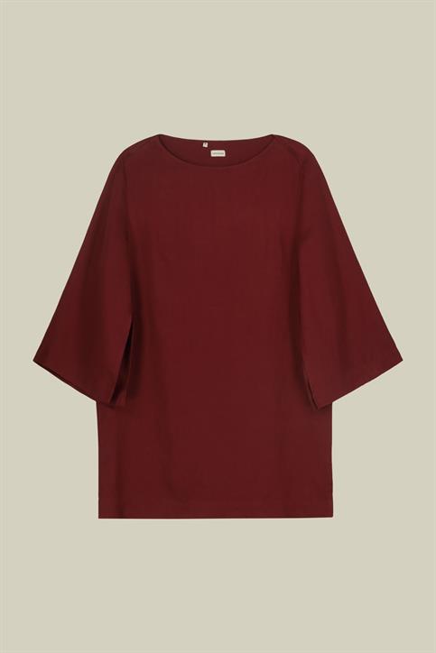LON SLEEVES MIDI DRESS
