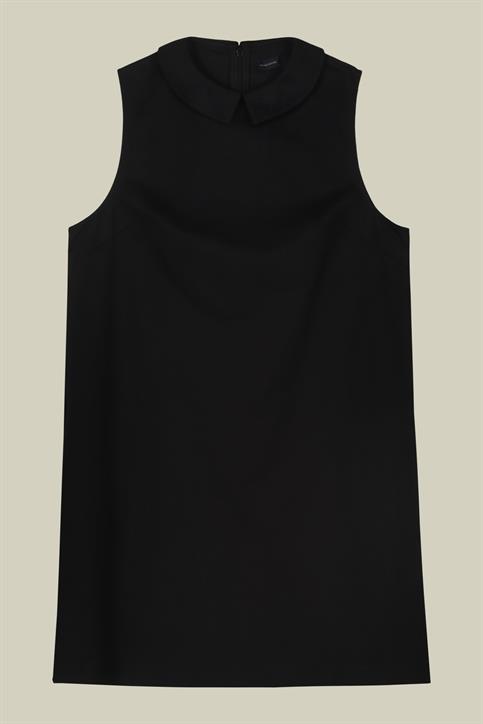 SHEAT DRESS W/ SHIRT COLLAR