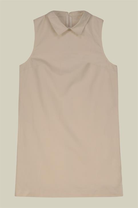 SHEAT DRESS W/ SHIRT COLLAR
