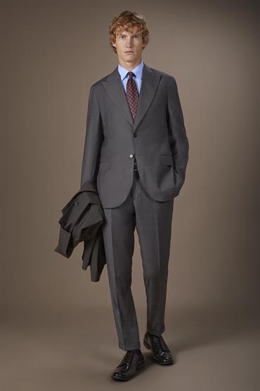 SINGLE BREASTED SUIT TAUPE