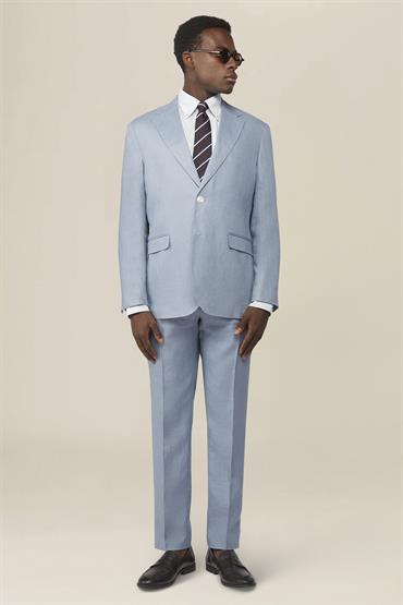 SINGLE BREASTED SUIT DUSTY BLUE