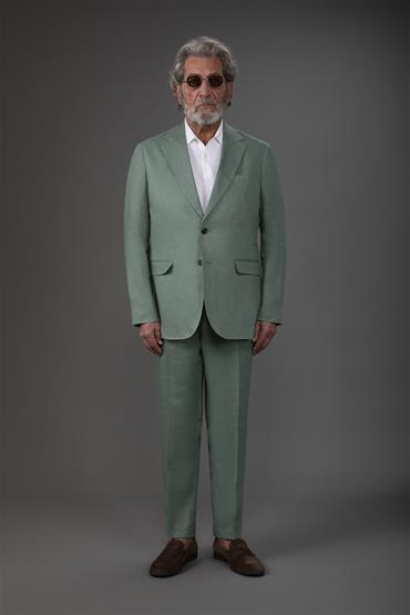 SINGLE BREASTED SUIT SAGE GREEN