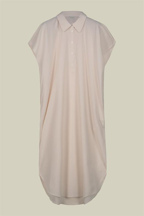 KNITTED POLO MIDI DRESS