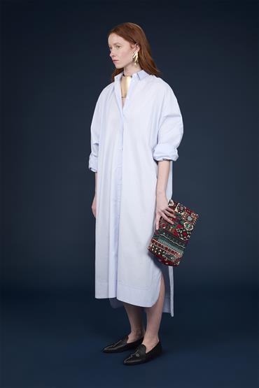 CHEMISIER MIDI DRESS SKY