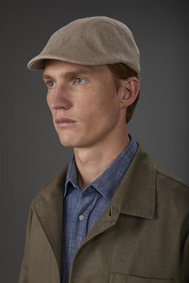 NEWSBOY HAT BEIGE