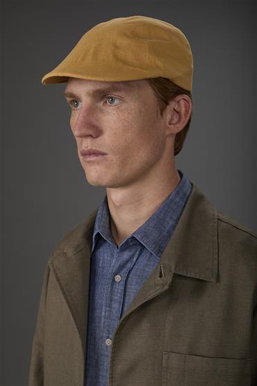 NEWSBOY HAT OCHRE