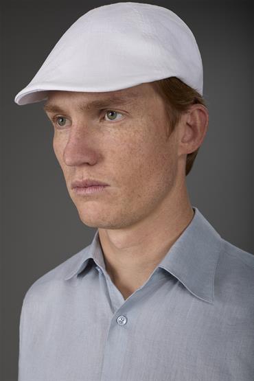 NEWSBOY HAT WHITE