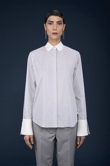 CLASSIC SHIRT BAGGY FIT WHITE/BLACK
