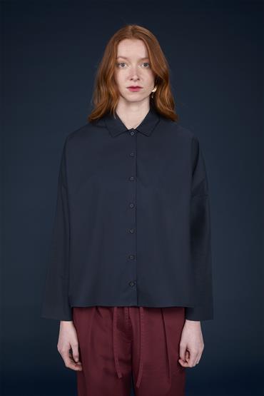 CLASSIC SHIRT BAGGY FIT DK BLUE